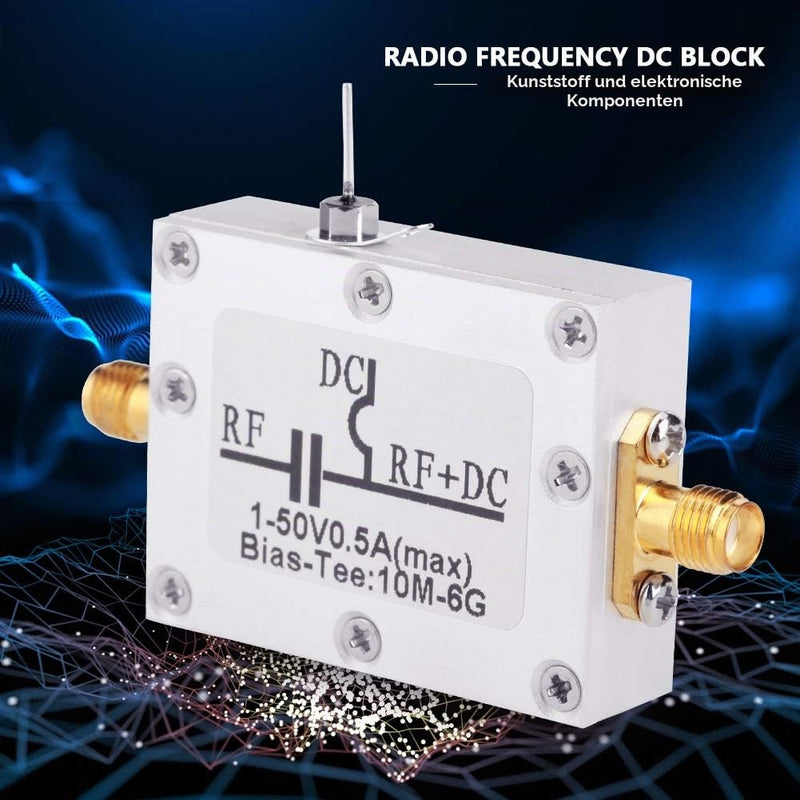 1pc 10MHz-6GHz Frequency Bias T Broadband Radio Transmission Microwave Coaxial Bias Low Noise Amplifier Module