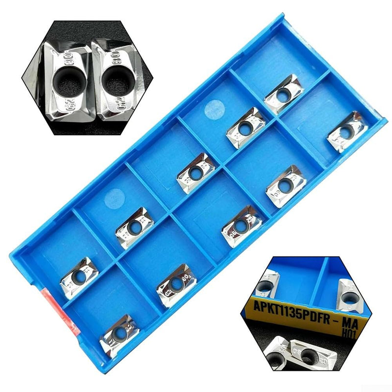[Australia - AusPower] - CNC Carbide Insert Router Bit APKT1135PDFR-MA H01 APMT1135 CNC Carbide Aluminum Router Blade 