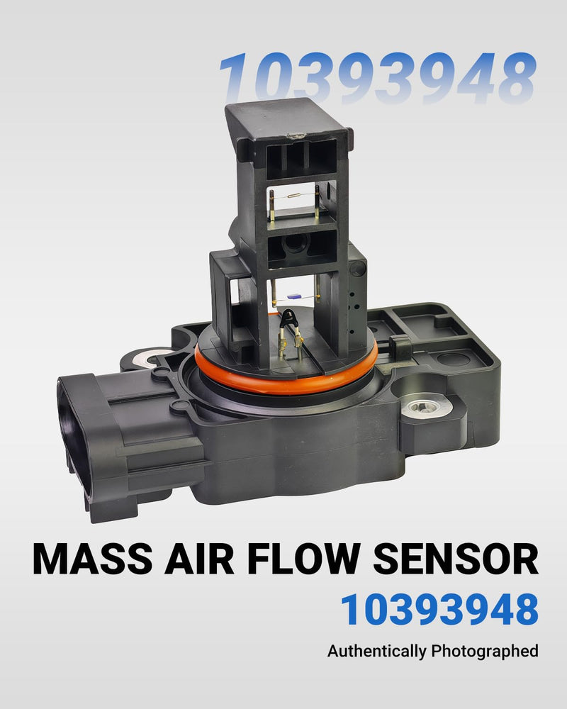 Mass Air Flow Sensor MAF Sensor Compatible for Chevy Silverado 1500 2500HD Tahoe Suburban 1500 2500 Avalanche, GMC Sierra 1500 2500HD Yukon XL 1500 2500, Escalade CTS Replaces 10393948