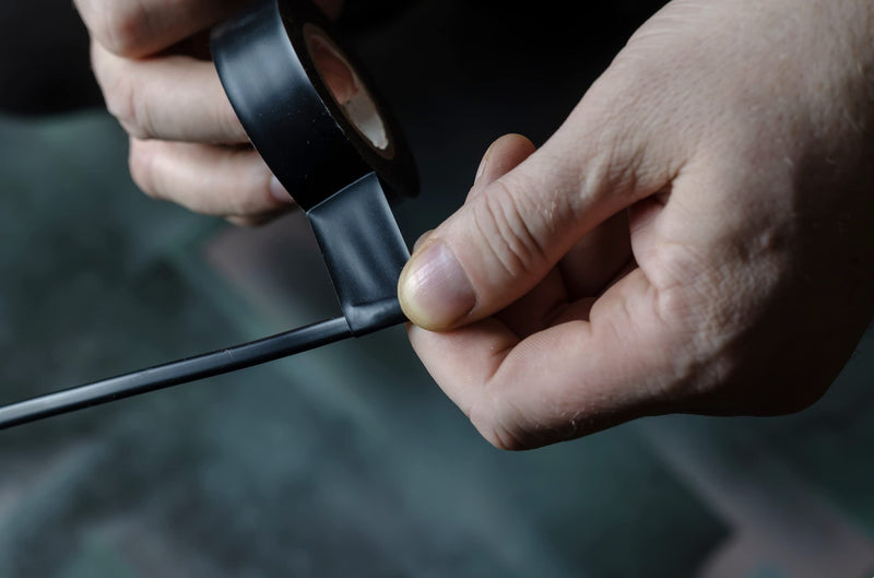 [Australia - AusPower] - GGR Supplies T.R.U. EL7566-AW Professional Grade Rubber Black PVC Electrical Tape, Rated up to 600 Volts and 176 F - UL/CSA/CE Listed Synthetic: 1/2 in. x 66 Ft. (8 Mil) 1/2 in. x 66 ft. (12mm) 