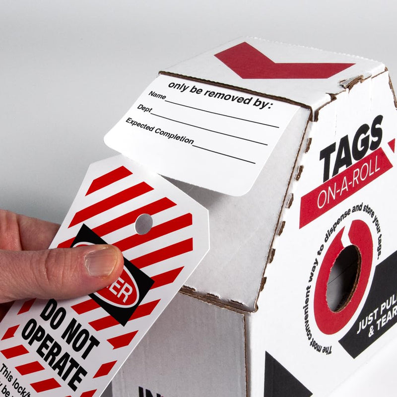 [Australia - AusPower] - INCOM Manufacturing Inspection Tags On A Roll, Safety Inspection, Heavy-Duty Polytag Stock, Waterproof and Tear-Resistant, Green On White, 6.25 Inch X 3 Inch X 10 Mil Thickness, 100 pack, RT8004C 