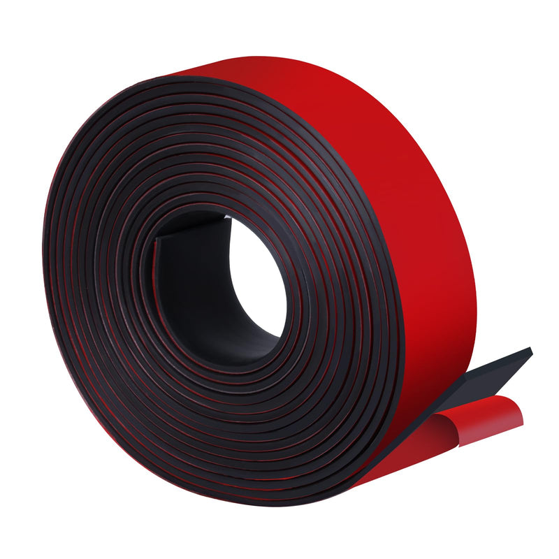 Rubber Strips with Adhesive Backing, 2" W x 1/16" T x 10' L Solid Neoprene Rubber Sheets, Rolls & Strips for DIY Warehouse Flooring, Gasket, Pads, Padding, Matting, Crafts Protection 2" Wide x 1/16" Thick x 10' Long