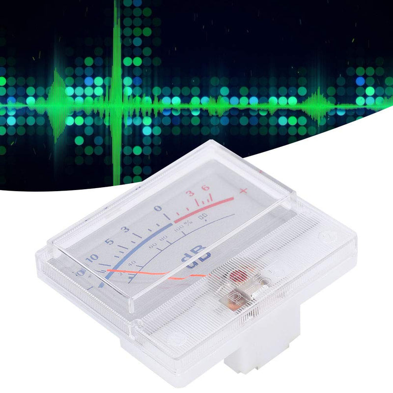 [Australia - AusPower] - Walfront VU Meter Power Amplifier High Precision DB Meter for Mixer Recording Studio Audio Testing Tool with Pointer Dial -20 to +6dB 