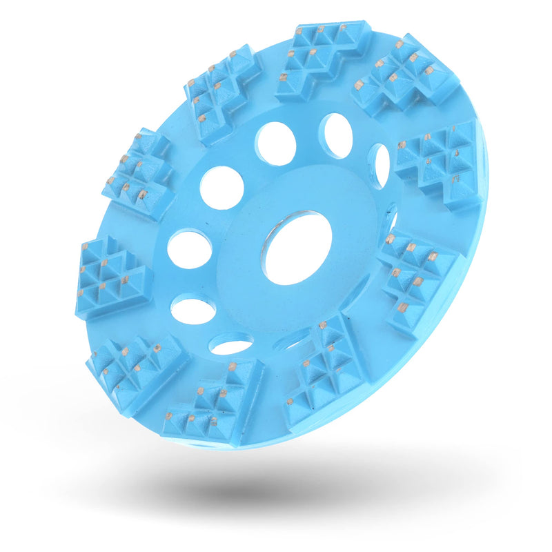 Prodiamant Professional Diamond Cup Wheel 125 mm x 22.23 mm | Aggressive grinder for epoxy seals and coatings, high material removal Ø125mm