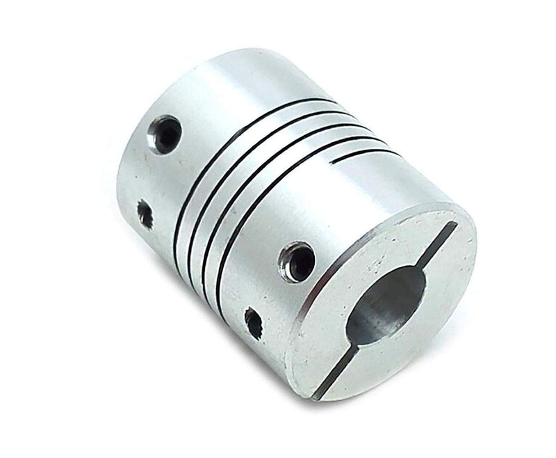 [Australia - AusPower] - 9.5 3/8" x 10mm Flexible Shaft Coupling Stepper Motor Coupler D25 L30 