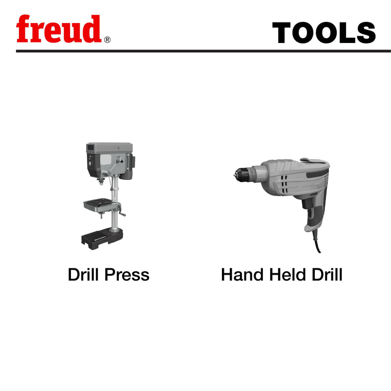 Freud PB-104: 1/4" to 1" (Dia.) 4 Pcs. Forstner Bit Set