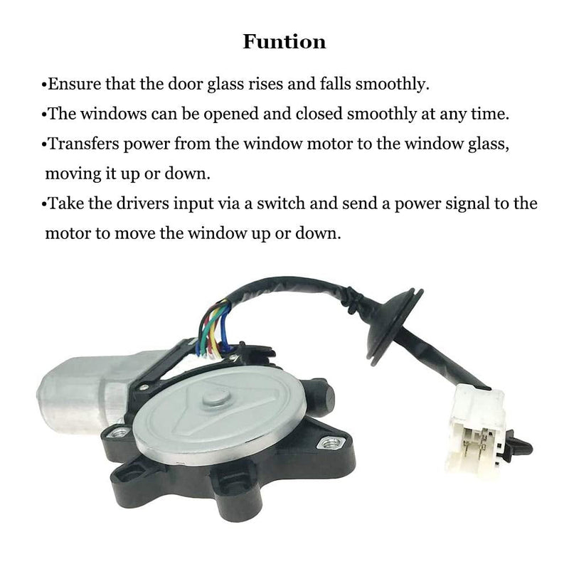 [Australia - AusPower] - Window Lift Motor Front Left Driver Side for 2003-2009 Nissan 350Z 2003-2007 Infiniti G35 2 Door Coupe Model Replace 80731-CD00A 80731CD00A 