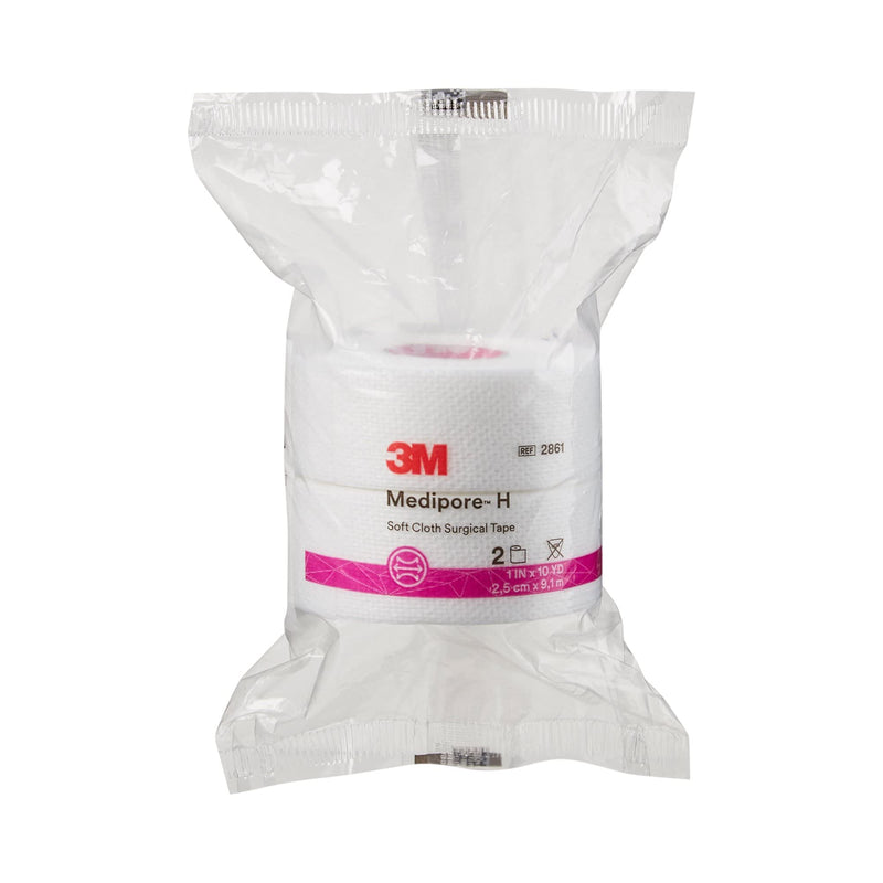 3M Medipore H Perforated Medical Tape 1" x 10 Yd 2861, 1 Pack, 2 /Pack