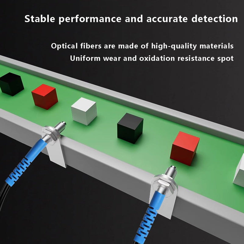 [Australia - AusPower] - FS-N18 Fiber Optic Sensor,HD LED Dual Digital Display Optical Fiber Amplifier,Long-Distance Optical Communications Diffuse Induction Photoelectric Switch (English Instruction Manual) FS-N18 (NPN Outpot) 