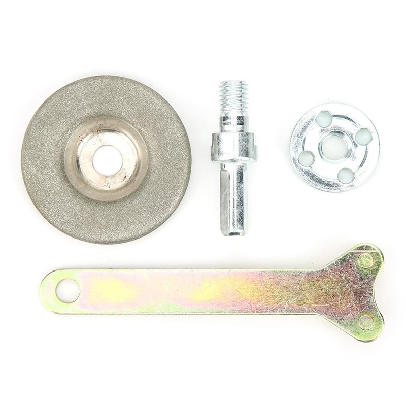 [Australia - AusPower] - Grinding Wheel 2.2 Inch Diameter Grinding Wheel Diamond Stainless Steel Grinding Stone for Planer Tool Drill Scissors (360 Mesh) 