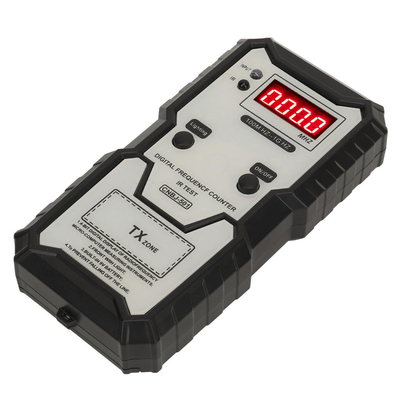 [Australia - AusPower] - Remote Controller Frequency Tester, Portable Fast Response Digital Display Remote Key Frequency Tester for Garage Door for Electric Lock 