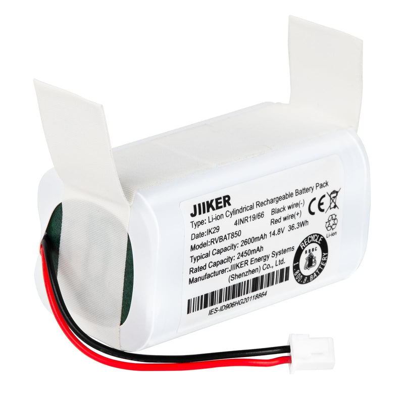 RVBAT850 battery replacement for Shark ION//IQ/AI Robot RV1001AE RV1001 RV1000 RV1101ARUS RV2001WRUS RV871R RV851WV RV850BRN RV761 RV750_N AV753 AV752 RVBAT850 R75 R85 RV850 RV1000S RV1000VL Battery