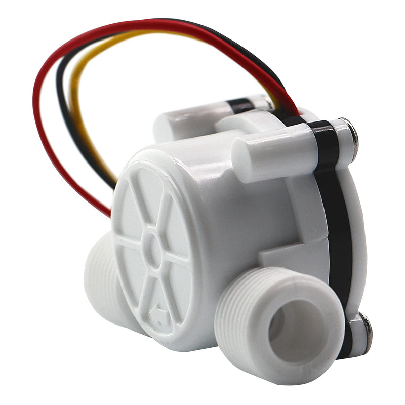 [Australia - AusPower] - DIGITEN G3/8 Water Flow Sensor Witch, Hall Effect Flowmeter Liquid Fluid Meter Sensor Switch Flowmeter Meter 0.3-10L/min 