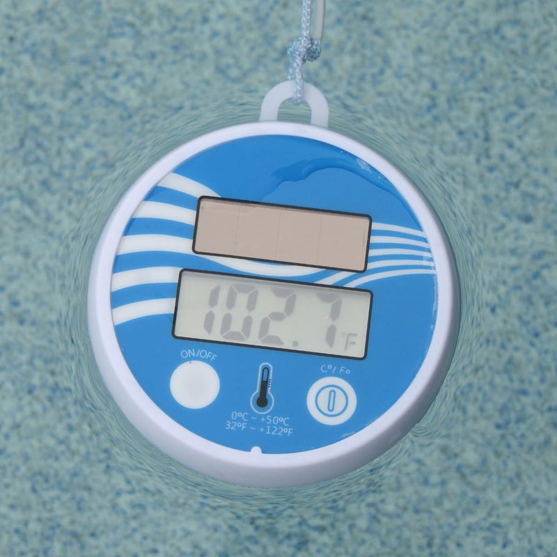 [Australia - AusPower] - Pool Thermometer Floating Easy Read - Digital Thermometer Wireless Water Temperature Gauge - Solar Water Temp Gauge for Hot Tub, Pond, Lake - Inground or Above Ground Swimming Pool Accessories 