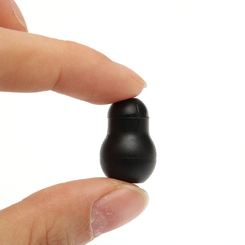 [Australia - AusPower] - 10pcs 2cm Silicone Black Super Soft Earplug Eartips Earpieces For Littmann Stethoscope 