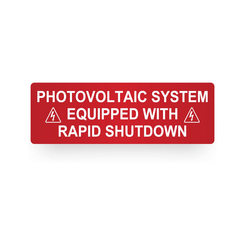 Photovoltaic Solar System Installer Label Kit | 57 Pack | 2020 | 2017 Code | Electrical Panel Safety | PV Warning Set | Caution Solar Circuit | Made in USA