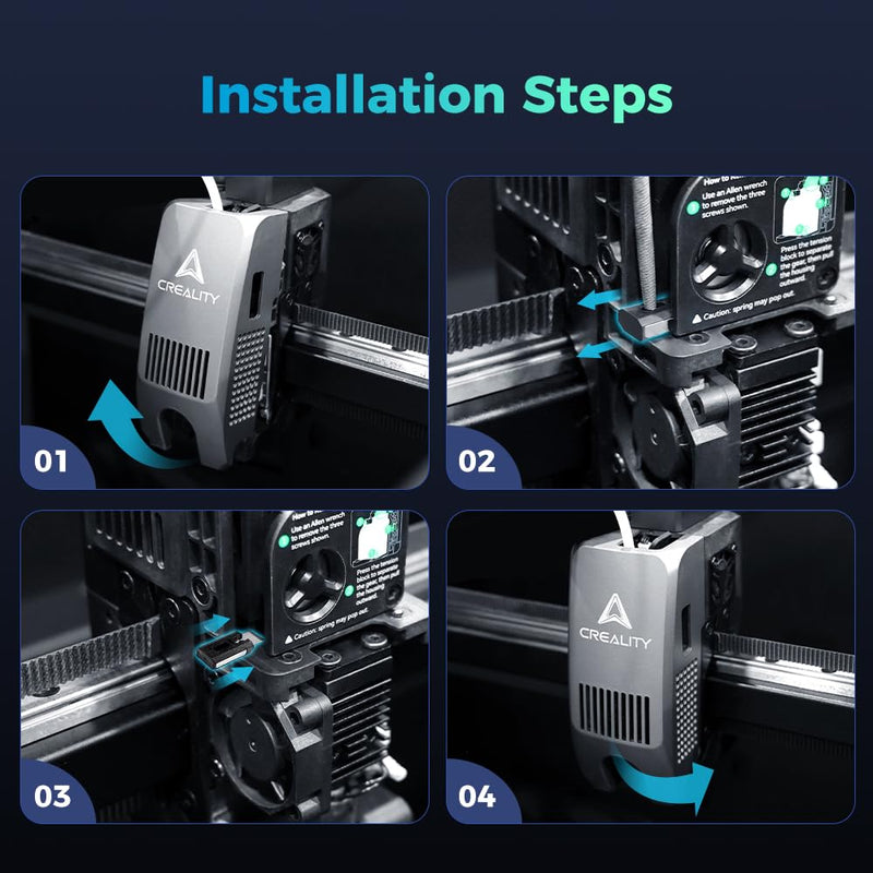 [Australia - AusPower] - Creality K2 Plus Filament Cutter, Original Creality K2/ K2 Pro Combo Filament Cutter Module Accessories, Fast Cut Off Filaments, High Durability and Quick Replacement Parts for 3D Printers (10PCS) 10PCS-K2 Series 