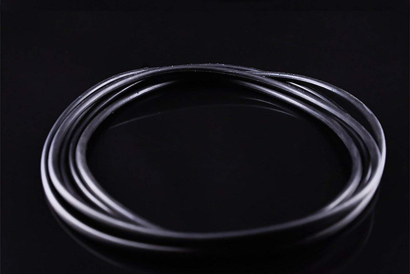 [Australia - AusPower] - Flyshop 10 Pcs Black Rubber Grommet Kit O Ring Gasket 3" OD 2.8" ID 0.1" Width (76.3 x 71 x 2.65 mm) 76.3 x 71 x 2.65mm 
