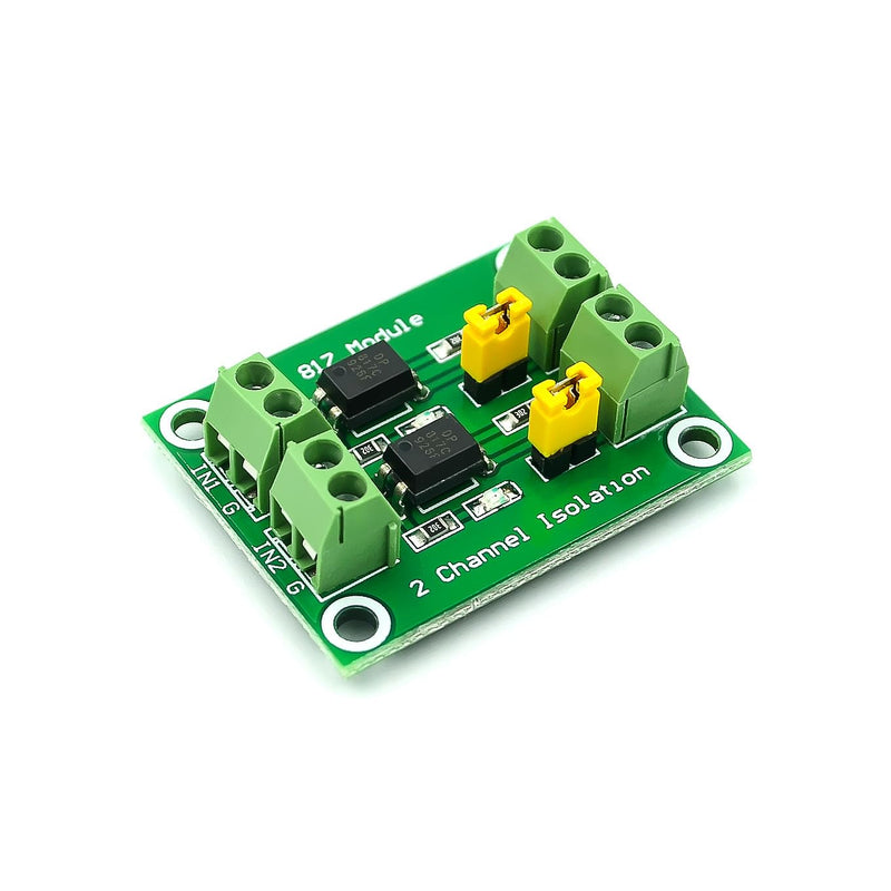 [Australia - AusPower] - Hailege 2pcs PC817 2-Channel Optocoupler Insulation Module 817 Voltage Insulation Voltage Converter Module 3.6-30V Photoelectric Insulated Module (2/4/8 Channel Optional) 2 channels 