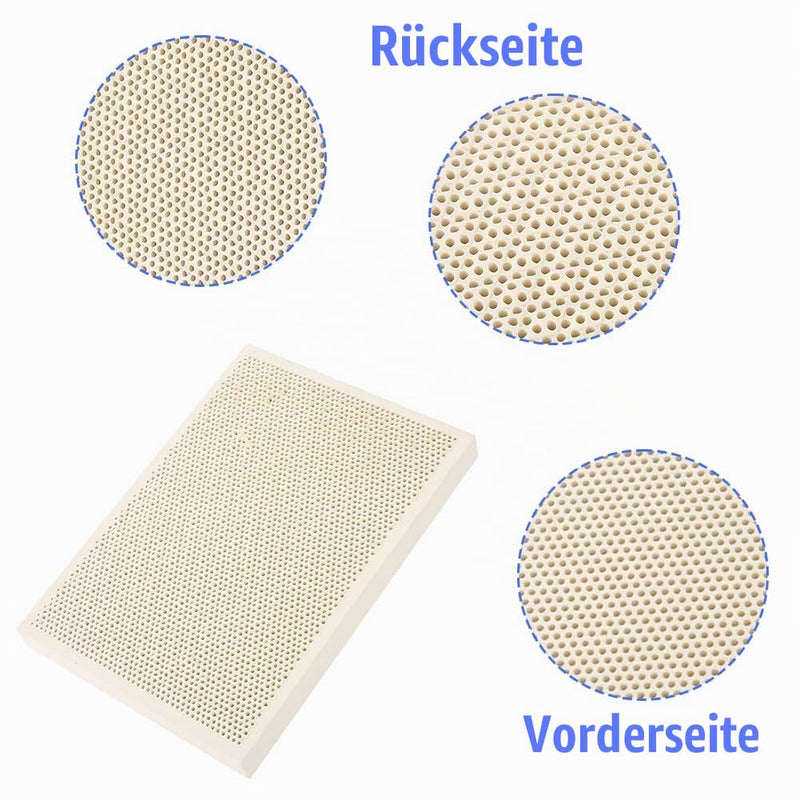 Tiiyee Ceramic Soldering Board, Honeycomb Soldering Board, Ceramic Soldering Mat, Fireproof Welded Plate, Ceramic Tiles, Honeycomb Plate, Jewellery, Heating, Color Print, Ceramic Plate for Heat, Paint, Drying
