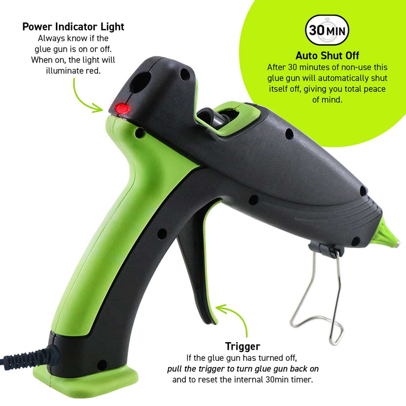 Ultra Series DT-3100F Auto Shut Off Dual Temperature Full Size Hot Glue Gun