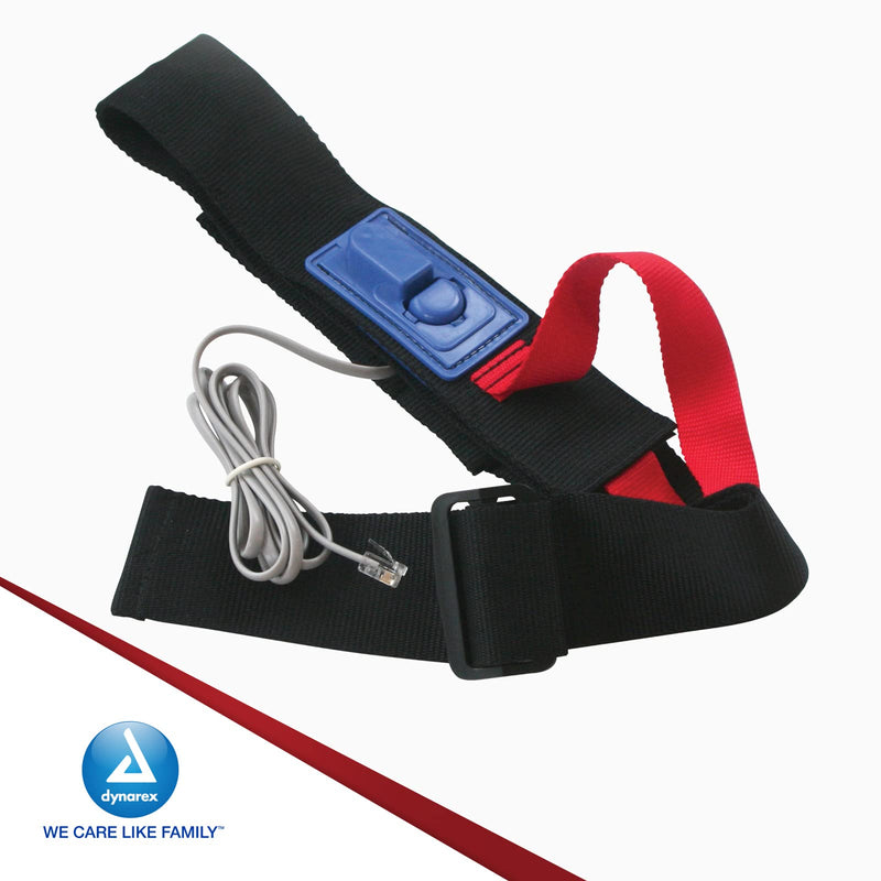 [Australia - AusPower] - Dynarex Chair Alarm Seatbelts - Easy On & Off Wheelchair Belt for Monitoring - Chair Alarms and Fall Prevention for Elderly Patients - Compatible with Protech Monitor Devices 