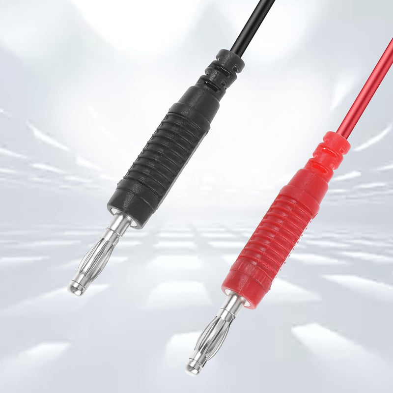 [Australia - AusPower] - Banana Plugs, 10 Pcs 4mm Insulated Banana Plug Connectors Adapters for Multimeter Test Leads Probes 