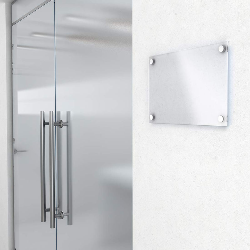 [Australia - AusPower] - uxcell Mirror Screws Decorative Caps Cover Nails Brushed Stainless Steel 25mm 4pcs 25 mm 