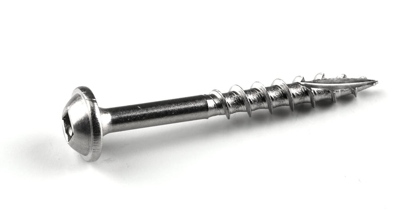 Kreg Stainless Steel Pocket Hole Screws - SML-C150S5-100 - 1-1/2-Inch - Coarse Thread - Maxi-Loc Head - Outdoor - 100 Count
