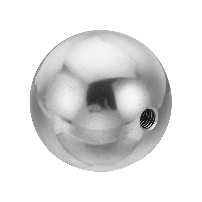 [Australia - AusPower] - PATIKIL M6x40mm Ball Nuts Knob, 1 Pack Female Thread 304 Stainless Steel Round Blind Hole Screw Cap Cover for Lighting Machinery DIY Decoration, Silver 