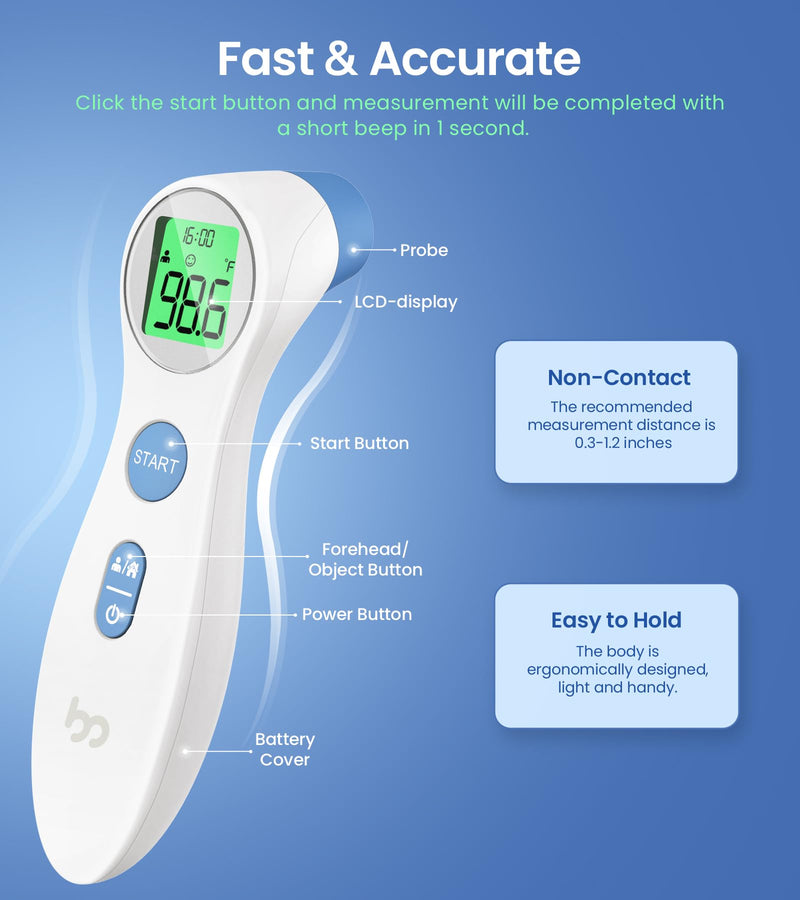 [Australia - AusPower] - [Thermometer for Adults Kits] Forehead + Oral 