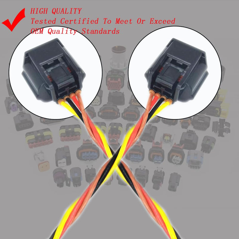 1PCS 4PIN Mass Air Flow Sensor Connector Plug Pigtail Harness 2014-2018 Replacement for Nissan Altima Juke Sentra Rogue AFH60M-48 22680-BV01A 22680-BV80B 22680-5RF0A 1000444-02 AFH60M-55