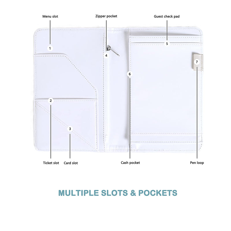 Server Book, Waitress Book, Server Books for Waitress, 5X8 Inch Guest ...