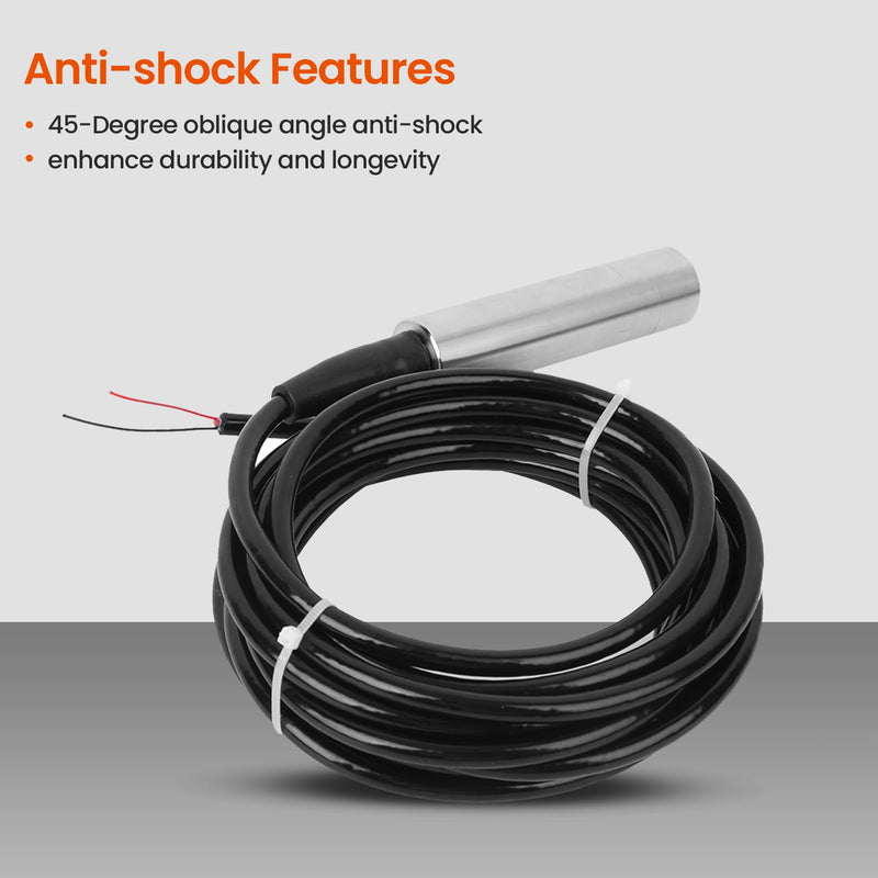 [Australia - AusPower] - Water Level Sensor, TL?136 Liquid Level Sensor, Hydrostatic Liquid Level Transmitter Water Level Sensor Detector 24VDC 4?20MA Output (Measuring Range 0-5 Meters) Measuring range 0-5 meters 