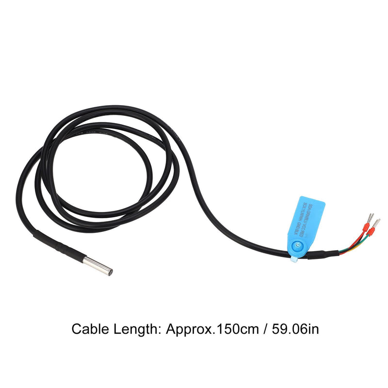 [Australia - AusPower] - Soil Temperature Humidity Sensor Probe Stainless Steel Plastic I2C Interface DC3.3V Integrated PTFE Filter Membrane Operating Condition IP67 