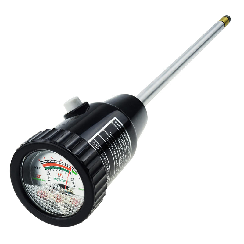 [Australia - AusPower] - Soil PH Meter, Soil Moisture Sensor Meter, Soil PH Tester Gardening Tool Kits for Plant, Tree, Soil Tester for Moisture Great for Garden, Lawn, Farm, Indoor & Outdoor Use 295mm Long 