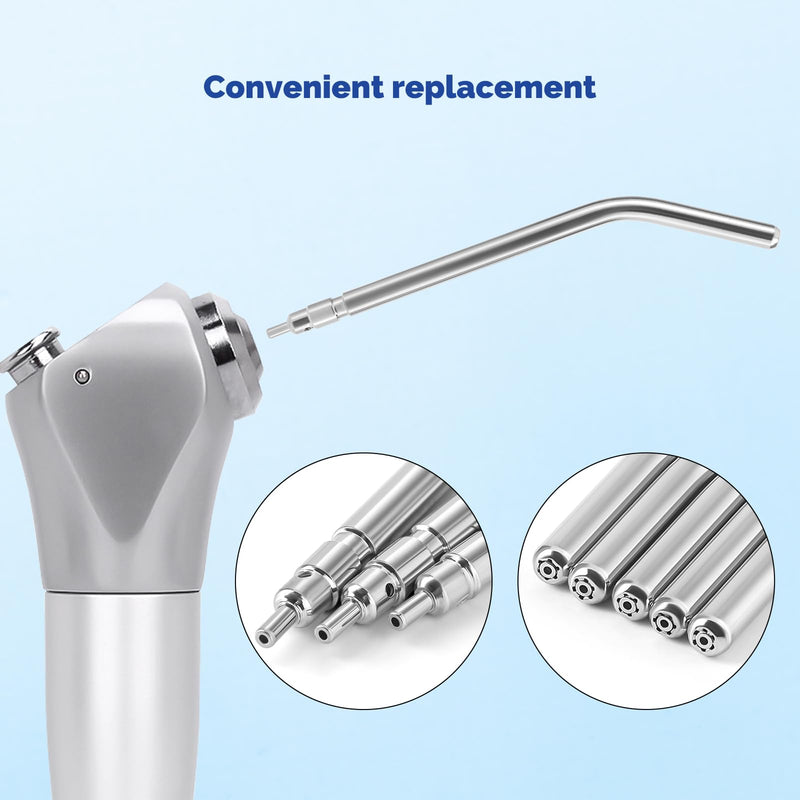 [Australia - AusPower] - JMU 25pcs Metal Air Water Spray Nozzle Syringe Tips Dental 25 