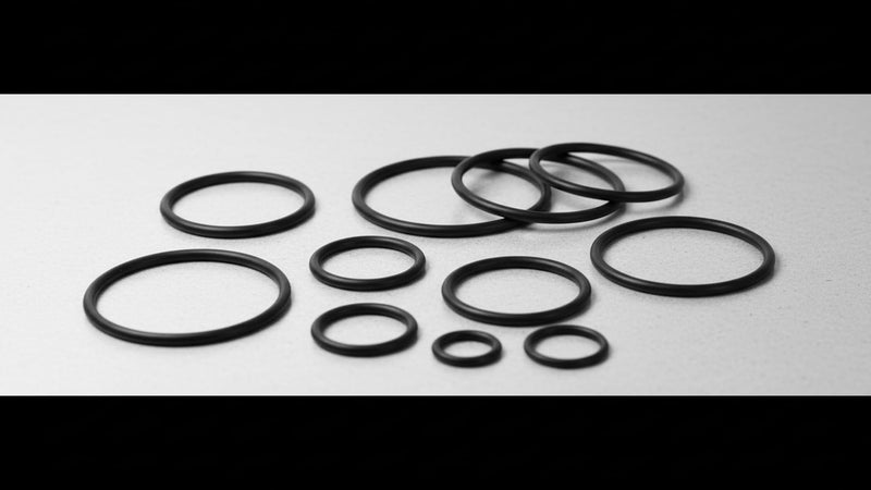 [Australia - AusPower] - Flyshop 10 Pcs Black Rubber Grommet Kit O Ring Gasket 3" OD 2.8" ID 0.1" Width (76.3 x 71 x 2.65 mm) 76.3 x 71 x 2.65mm 