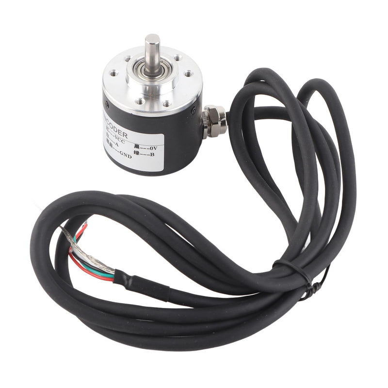 [Australia - AusPower] - 600P/R Rotary Encoder, Incremental Rotary Encoder, DC 5-24v 2 Phase, 600P/R Photoelectric Incremental Rotary Encoder, 5V-24V, AB 2 Phase Shaft 6 mm 