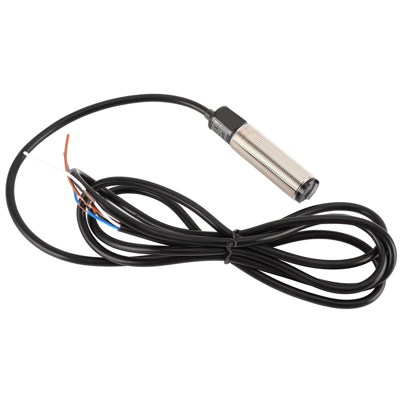 [Australia - AusPower] - Photoelectric Switch, 12-24VDC Cylindrical Photoelectric Sensor Diffuse Reflection Optical Sensor Switch (BR100-) 