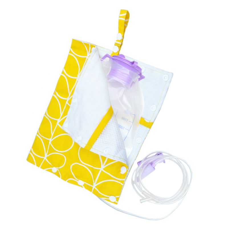[Australia - AusPower] - G Tube Feeding Bag Cover for G-Tube or J Tube Enteral Feeding Pump Bag Cover Keep Your Feeds Cool Fits 500 ML Bag 