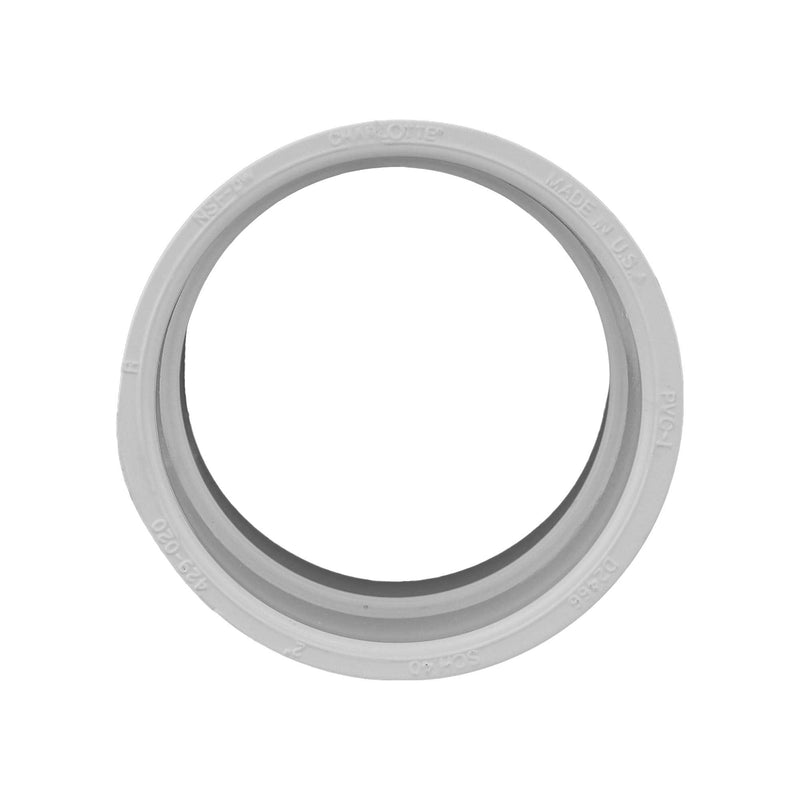 [Australia - AusPower] - CHARLOTTE PIPE 2 SCH 40 COUPLING SXS PRESSURE (1 Unit Piece) 2 Inch ( EACH qty: 1 ) White 