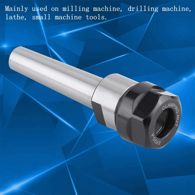 [Australia - AusPower] - ER25 MT2 M10 Chuck Holder, 1mm-16mm Tapered Collet Chuck Holder CNC Milling Adapter Carbon Steel for Milling Machines, Drills and Lathes 