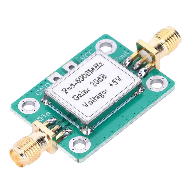 [Australia - AusPower] - RF Power Amplifier, 5M-6GHz 20dB Low Gain Ultra Broadband Amplifier Signal Module LNA Board Module for FM Radio Walkie Talkie Wifi 