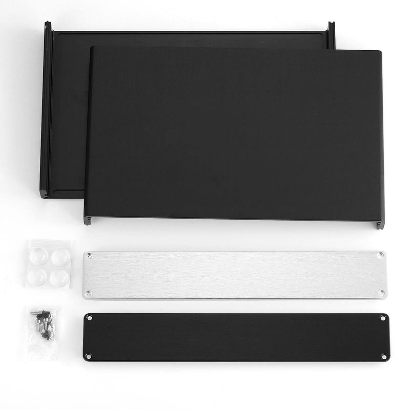 Aluminium Housing for DIY Amplifier DAC Home Amplifier Chassis Box, Controller Aluminium Box, Electronic Project Housing Circuit Board Box Split Type DIY Housing (259 x 168 x 43 mm) 259x168x43 mm