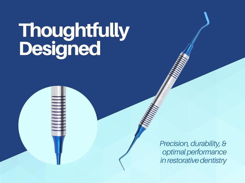 [Australia - AusPower] - ARTMAN INSTRUMENTS 10 PCS Dental Composite Filling Plastic Instruments – Flat Ends Heidman Set for Restorative Dentistry, Filling and Contouring 