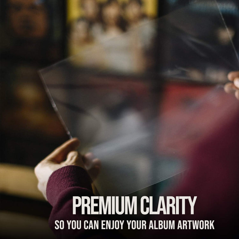 [Australia - AusPower] - Vinyl Fever Record Sleeves [25 Pack] - Outer Album Covers With Premium Clarity - Durable 3 Mil Thick Polypropylene Sleeves for 12 Inch LPs and Archival Album Storage 25 Pack 