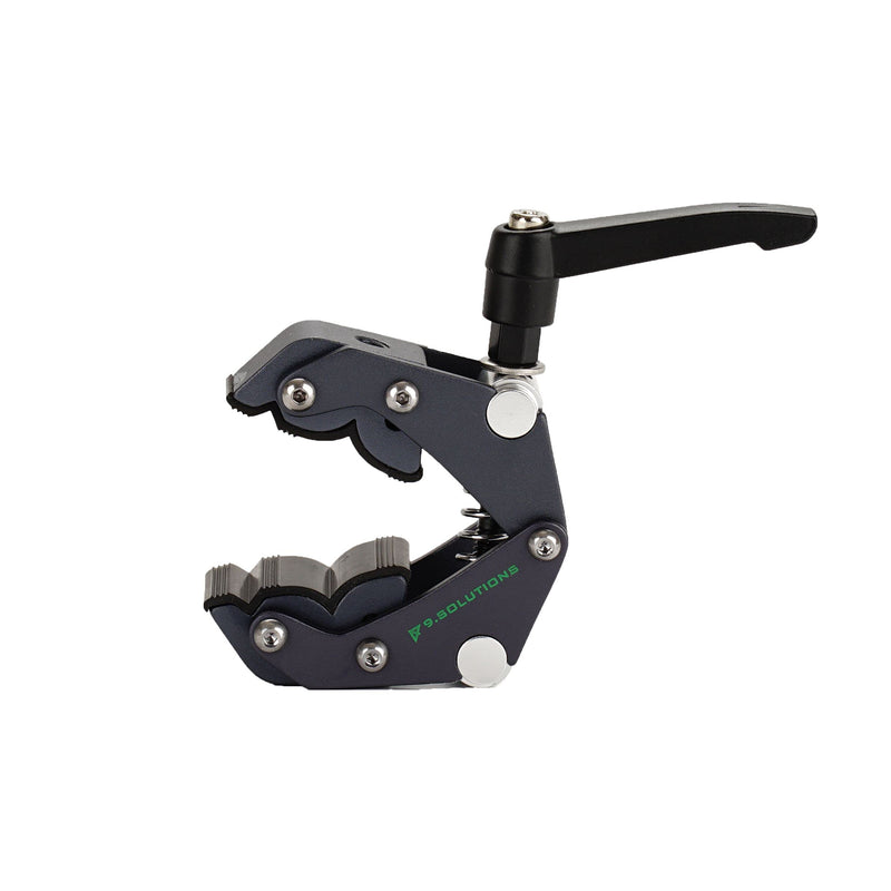 9.Solutions Savior Clamp Mini, Articulated Jaws, Max Load: 66lbs, 9.XS1006, fit firmly onto any oddly shaped object, mount multiple pieces of equipment on one clamp