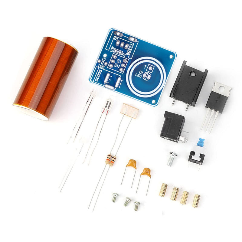 [Australia - AusPower] - Coil Kit Mini Coil LED LED Spark Plug Module DIY Electronics Kit DC12V (Kit) 