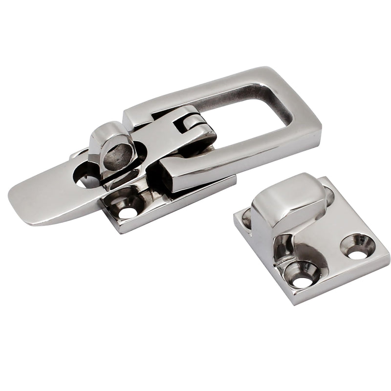 [Australia - AusPower] - Stainless Steel Hasps Marine Grade 316 SS Boat Latches Heavy Dudy Door Latch with Screws (C-2 Pack) C-2 Pack 